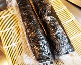 恵方巻☆サーモンだけの子供用巻き寿司作り方3写真