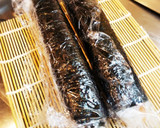 恵方巻☆サーモンだけの子供用巻き寿司作り方3写真