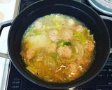 ふんわり鶏団子と白菜のトロトロ煮作り方8写真