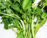 たっぷり牛ステーキ肉とクレソンの混ぜご飯作り方1写真