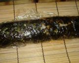 韓国土産レシピ☆キムチ納豆の岩海苔巻き☆作り方5写真