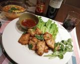 鶏胸肉のタイ風唐揚げ作り方8写真