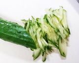 簡単!中華くらげときゅうり・竹輪の和え物作り方1写真