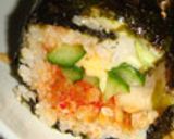 韓国土産レシピ☆キムチ納豆の岩海苔巻き☆作り方6写真