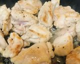 鶏もも肉のあまから赤味噌バター炒め作り方2写真