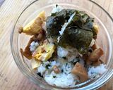 納豆とちくわ・卵焼きの混ぜご飯作り方4写真