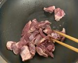豚ハラミとネギの味噌炒め作り方5写真