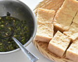 やみつき♪厚揚げ豆腐とにらの香味ソース作り方1写真