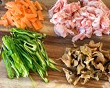 簡単に♪【豚ザーサイあんかけ丼】作り方1写真
