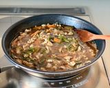 簡単に♪【豚ザーサイあんかけ丼】作り方5写真