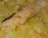簡単旨！春キャベツとタラの蒸し焼き作り方5写真