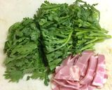ポン酢でさっぱり・菊菜の焼うどん作り方1写真