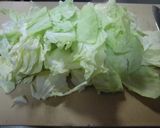 電子レンジでキャベツと豚バラの重ね蒸し作り方1写真