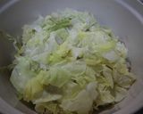 電子レンジでキャベツと豚バラの重ね蒸し作り方8写真