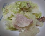 電子レンジでキャベツと豚バラの重ね蒸し作り方9写真
