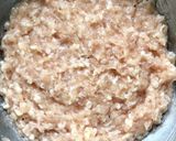 とろ〜り♪鶏挽き肉団子の甘酢餡かけ作り方1写真