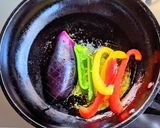 ミートソースのサラダご飯プレート作り方4写真