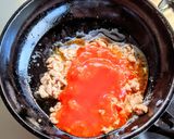 ミートソースのサラダご飯プレート作り方6写真