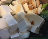 小松菜と豆腐とさつま揚げの中華あんかけ作り方1写真