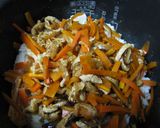 油揚げと人参と椎茸の混ぜご飯作り方3写真
