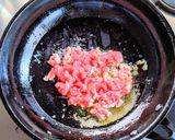 ミートソースのサラダご飯プレート作り方5写真
