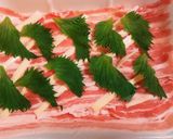 チーズと大葉の豚バラ包み作り方2写真