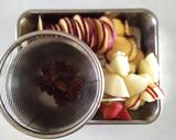 さつま芋と林檎とレーズンのミルフィーユ作り方1写真