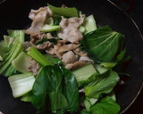 豚肉と青梗菜☆卵の中華炒め☆作り方5写真