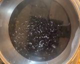 圧力鍋たった5分 濃厚な甘み煮汁の黒豆煮作り方2写真