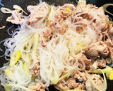 しらたきと豚肉のオイスターソース炒め作り方5写真