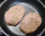簡単！おろ水菜バーグディッシュ作り方5写真