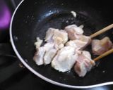 舞茸と鶏肉の卵炒め作り方2写真
