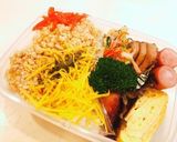 わたしの鶏そぼろ弁当作り方4写真