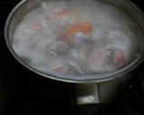 ぶたしゃぶ後の根菜和風スープ作り方3写真