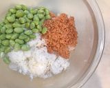 鮭フレークと枝豆の混ぜご飯作り方2写真