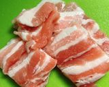 ♡お肉と野菜でお好み風巣篭もり丼♡作り方1写真