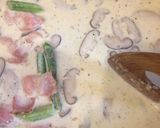 アスパラとベーコンきのこのクリームパスタ作り方8写真