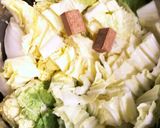 豚こまと白菜のスープ(´꒳｀)ﾎｯｺﾘ作り方1写真