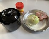 炊飯マグで玉ねぎ丸ごとスープ作り方1写真
