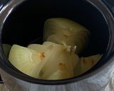 炊飯マグで玉ねぎ丸ごとスープ作り方3写真