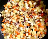 鶏肉ソテー＊野菜クリームソース作り方7写真
