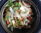 貴女風味で白葱水菜のかき揚げ♥ゆりさん風作り方1写真