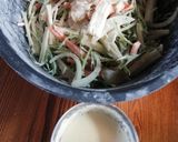貴女風味で白葱水菜のかき揚げ♥ゆりさん風作り方3写真