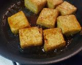 おかず級！豆腐の照りマヨステーキ作り方5写真