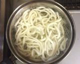 超簡単☆激うま！釜揚げ納豆キムチうどん作り方5写真