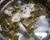 ヤマブシタケの旨味で湯豆腐作り方6写真