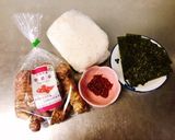 簡単!菊芋とカツオ梅のおにぎり作り方1写真