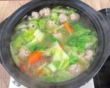 ふわふわ肉団子の具たくさんスープ♬作り方4写真