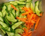 夏のさっぱり白和え（レンジで簡単水切り）作り方1写真