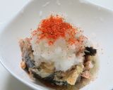 鯖の水煮やさんまの蒲焼の大根おろし添え♡作り方3写真